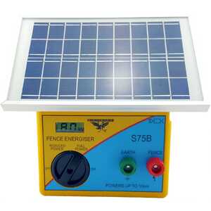 Thunderbird S75B 10km Solar Electric Fence Energiser