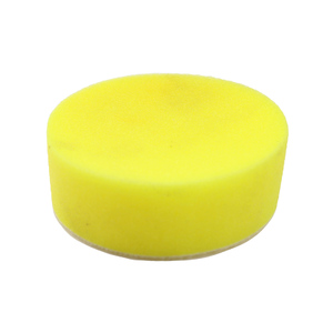 Suntech 3-1/2" 90mm Yellow Velcro Compounding Polishing Foam Pad