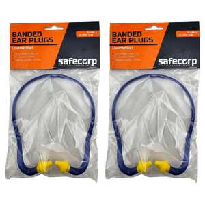 Safecorp 2 Pack Earband Banded Ear Plugs | SCP5000