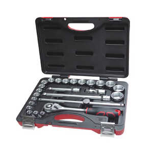 KC Tools 25pc 1/2" Dr Super Grip Socket Wrench Set