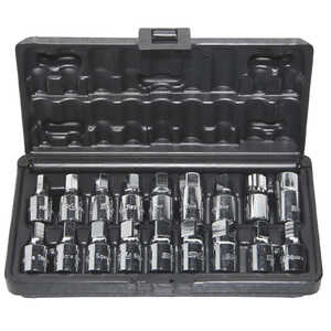 SP Tools 18pc 3/8" Dr Oil Drain Plug Key Set