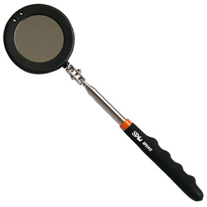 SP Tools Round Telescopic Inspection Mirror w/ LED Lights