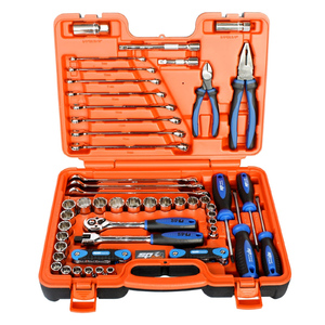 SP Tools 65pc 3/8" Drive 12pt Metric / SAE Tool Kit in X-Case - SP51204