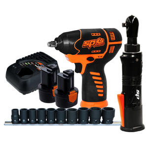 SP Tools 2pc 12V Wrench Combo Kit 2.0Ah Lithium