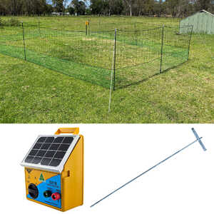 Thunderbird 25m Poultry Netting & S-21B 2km Electric Fence Energiser