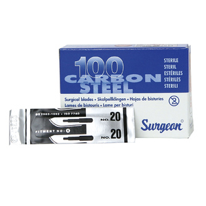 Vet-Tec 100pc Scalpel Blades No. 20
