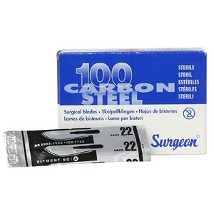 Vet-Tec 100pc Scalpel Blades No. 22