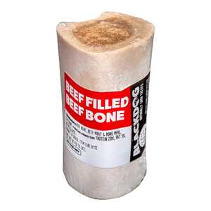 Blackdog 5" Filled Marrow Bone Beef Dog Treats | B112