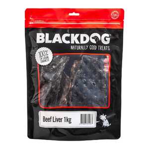Blackdog 1kg Beef Liver Dog Treats | B107