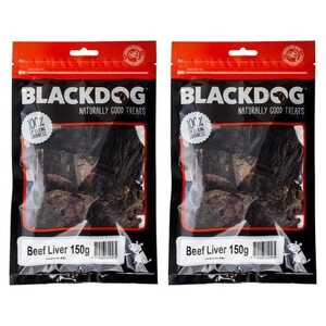 Blackdog 2 Pack 150g Beef Liver Dog Treats | B182
