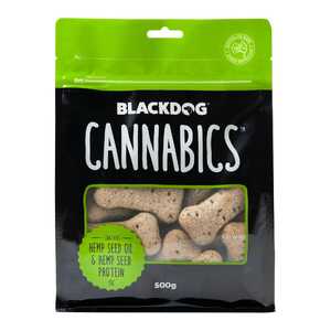 Blackdog 500g Cannabics Dog Food Biscuits | B631