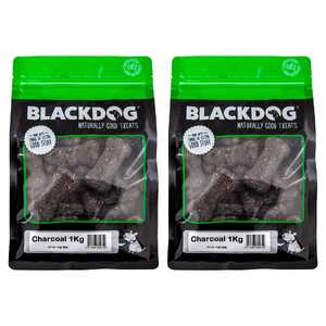 Blackdog 2 Pack 1kg Charcoal Dog Food Biscuits | B618