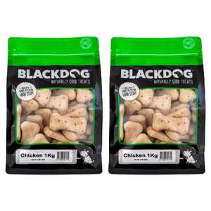 Blackdog 2 Pack 1kg Chicken Dog Food Biscuits | B623