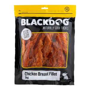 Blackdog 1kg Chicken Breast Fillet Dog Treats | B197