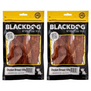 Blackdog 2 Pack 120g Chicken Breast Fillet Dog Treats | B184