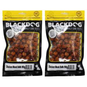Blackdog 2 Pack 180g Chicken Meat Balls Dog Treats