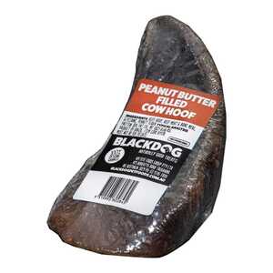 Blackdog Peanut Butter Filled Cow Hoof Dog Treats | B117B