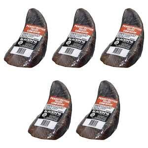 Blackdog 5 Pack Peanut Butter Filled Cow Hoof Dog Treats | B117B