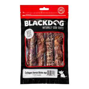 Blackdog 4 Pack Collagen Dental Sticks Dog Treats | B191