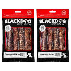 Blackdog 8 Pack Collagen Dental Sticks Dog Treats | B191