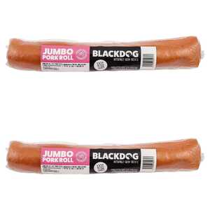 Blackdog 2 Pack Jumbo Pork Rolls Dog Treats | B135