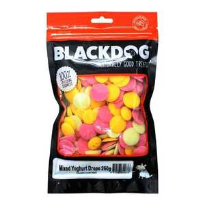Blackdog 250g Mixed Yoghurt Drops Dog Treats | B224