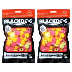 Blackdog 2 Pack 250g Mixed Yoghurt Drops Dog Treats | B224