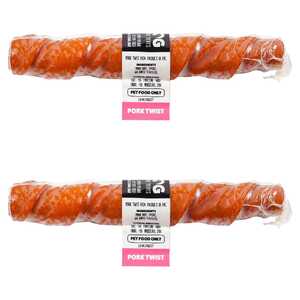 Blackdog 2 Pack Pork Twists Dog Treats | B134