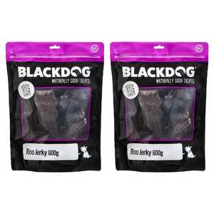 Blackdog 2 Pack 600g Roo Jerky Dog Treats | B163