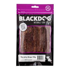 Blackdog 150g Roo Jerky Straps Dog Treats | B208