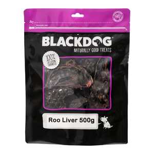 Blackdog 500g Roo Liver Dog Treats