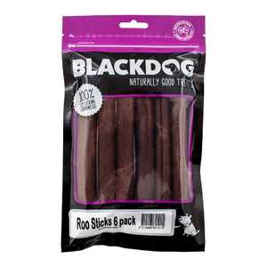 Blackdog 6 Pack Roo Sticks Dog Treats | B187