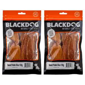 Blackdog 2 Pack 120g Sweet Potato Slice Dog Treats | B241