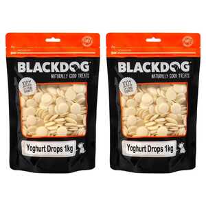 Blackdog 2 Pack 1kg Yoghurt Drops Dog Treats | B903