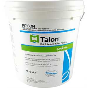 Talon 10kg Mouse & Rat Bait Pellets