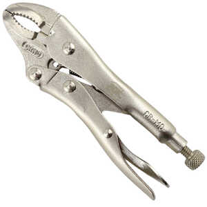 AOK by KC Tools 125mm (5") Curved Jaw Vice Grip Locking Pliers with Wire Cutters