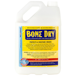 Bone Dry by Wet & Forget 5L Water and Stain Repellent for Porous Surfaces